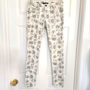 Vigoss Jeans Skinny The Jagger Women's Sz 26/31 Floral Print